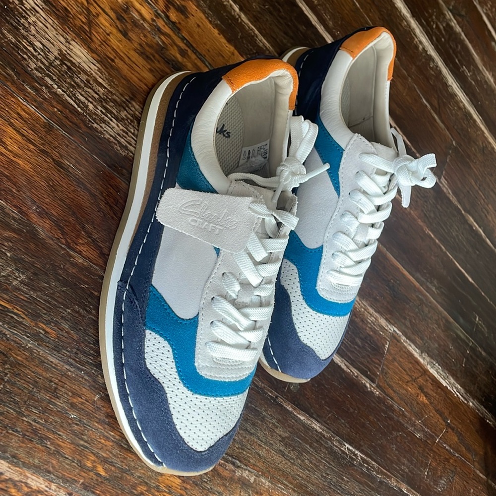 Clarks CRAFT RUN TOR KID NAVY COMBINATION